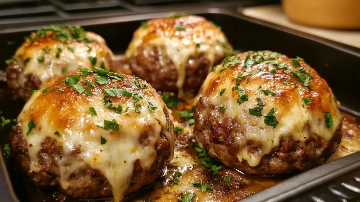 Irresistible Garlic Parmesan Cheeseburger Bombs: 35-Minute Game Day Winner