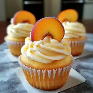 The Ultimate Honey Peach Cream Cheese Cupcakes You'll Make Again and Again