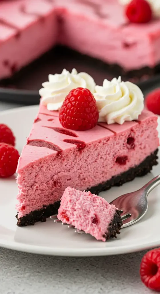 Pink Velvet Raspberry Cheesecake 5 Silky Pink Velvet Raspberry Cheesecake: The Ultimate Showstopping Dessert