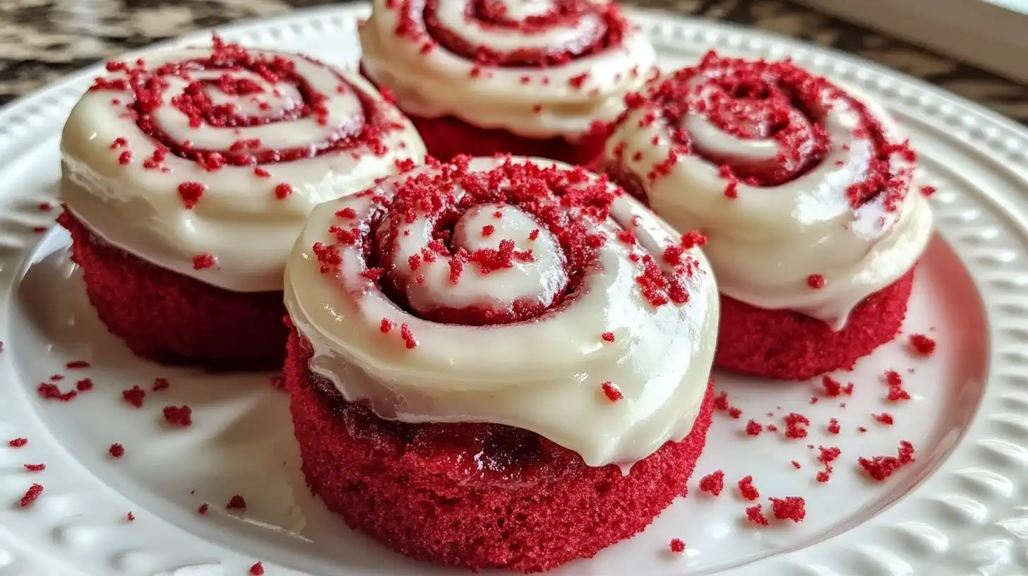 Decadent Red Velvet Cinnamon Rolls With Cream Cheese Glaze: A Baker's Dream Recipe
