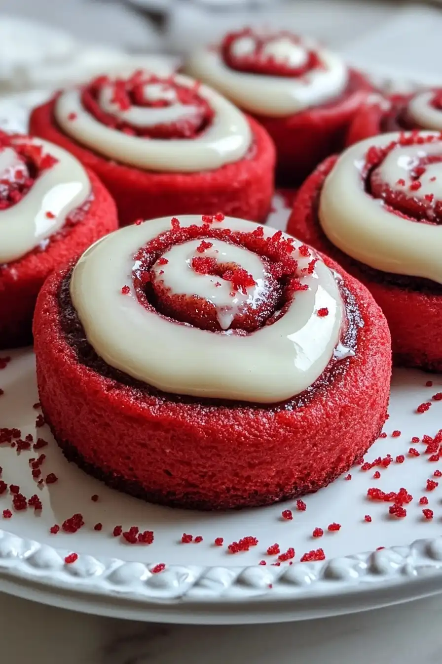 Red Velvet Cinnamon Rolls Homemade Red Velvet Cinnamon Rolls With Cream Cheese Glaze: Better Than Bakery