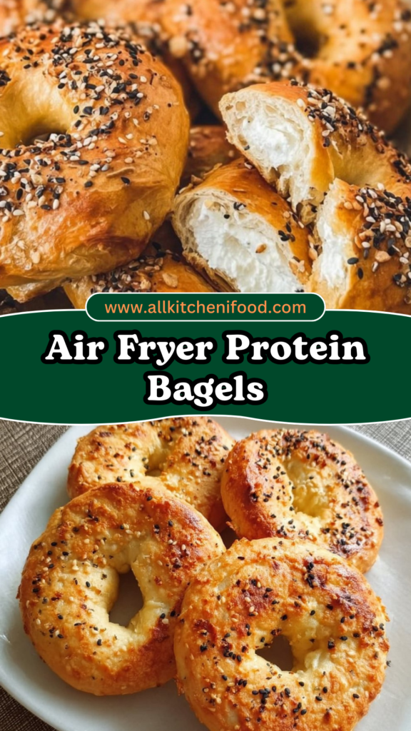Air Fryer Protein Bagels 2 1
