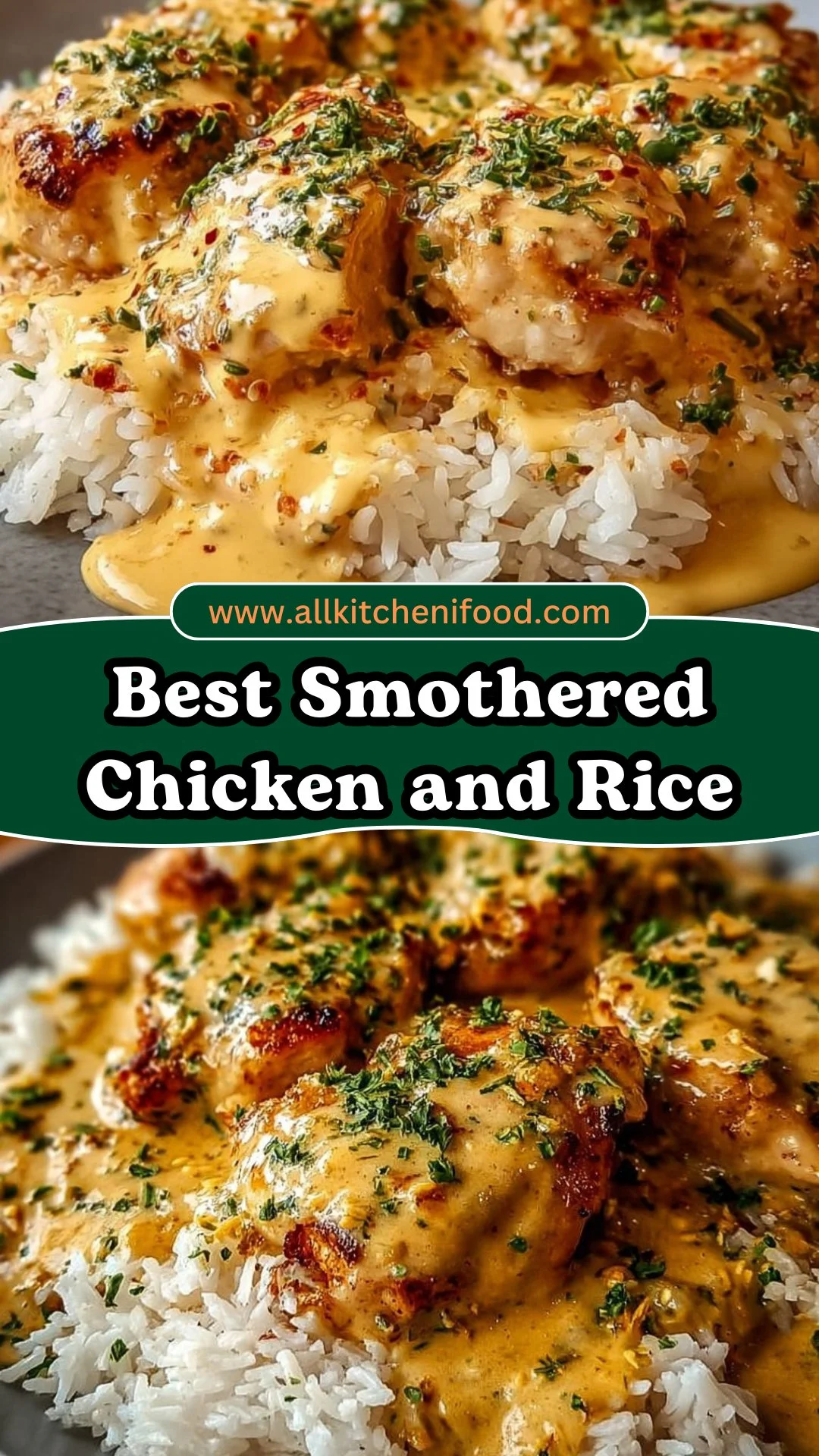 Best Smothered Chicken and Rice
