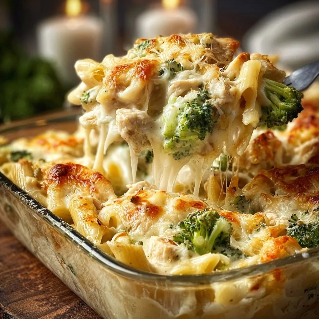Chicken and Broccoli Alfredo Bake 2 Chicken and Broccoli Alfredo Bake