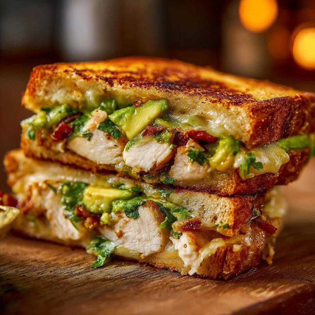 Chicken Avocado Melt Sandwich