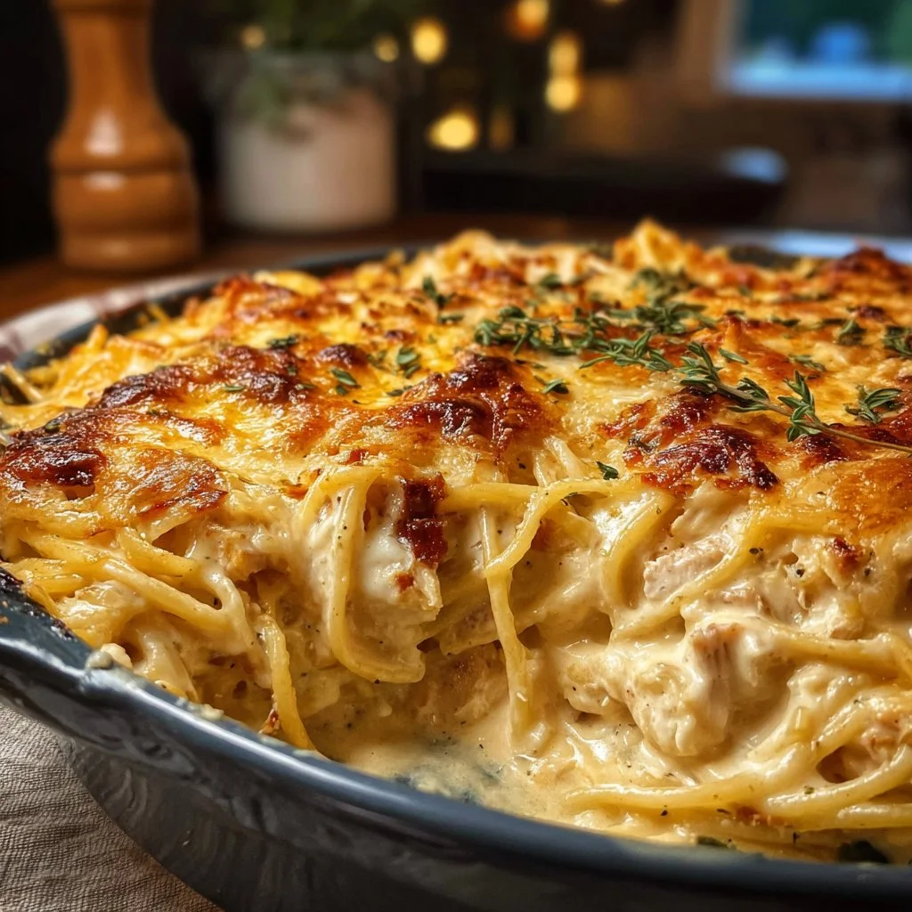 Creamy Southern Spaghetti Bake 2 Creamy Southern Spaghetti Bake