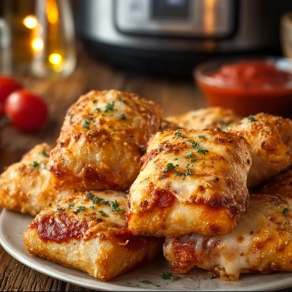 Crispy Air Fryer Pizza Rolls 2 Crispy Air Fryer Pizza Rolls