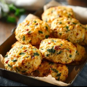 High-protein breakfast biscuits packed with nutrients and flavor.
