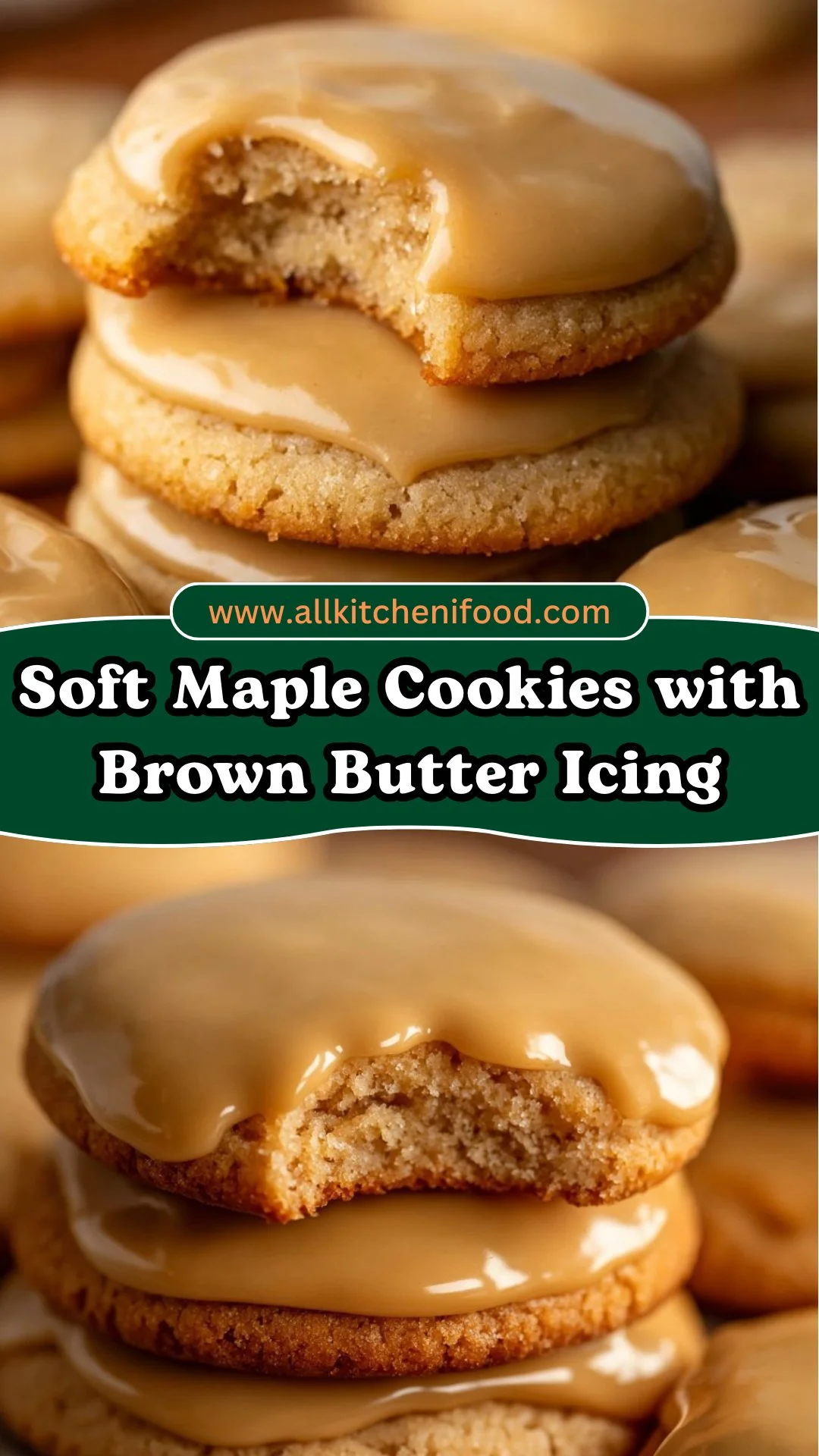Soft Maple Cookies with Brown Butter Icing 2 Soft Maple Cookies with Brown Butter Icing