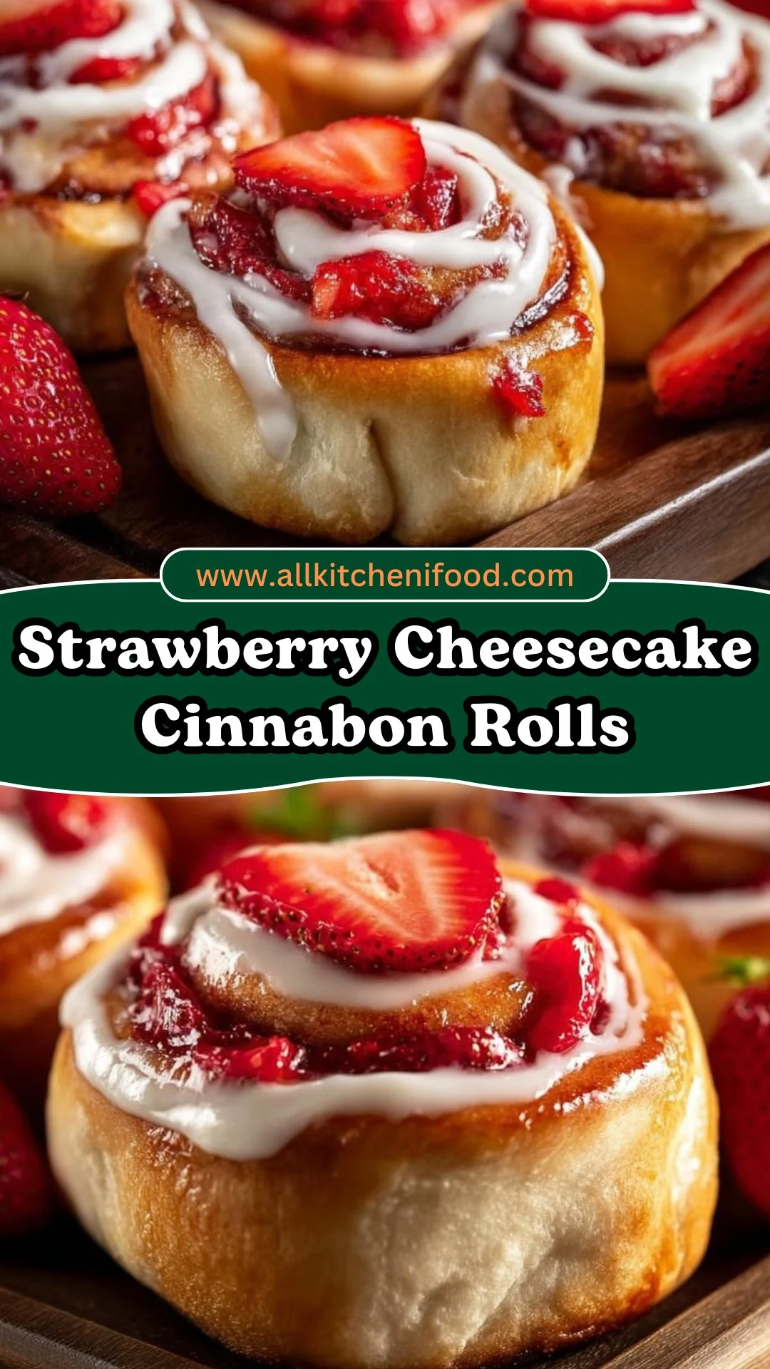 Strawberry Cheesecake Cinnabon Rolls 2 Strawberry Cheesecake Cinnabon Rolls