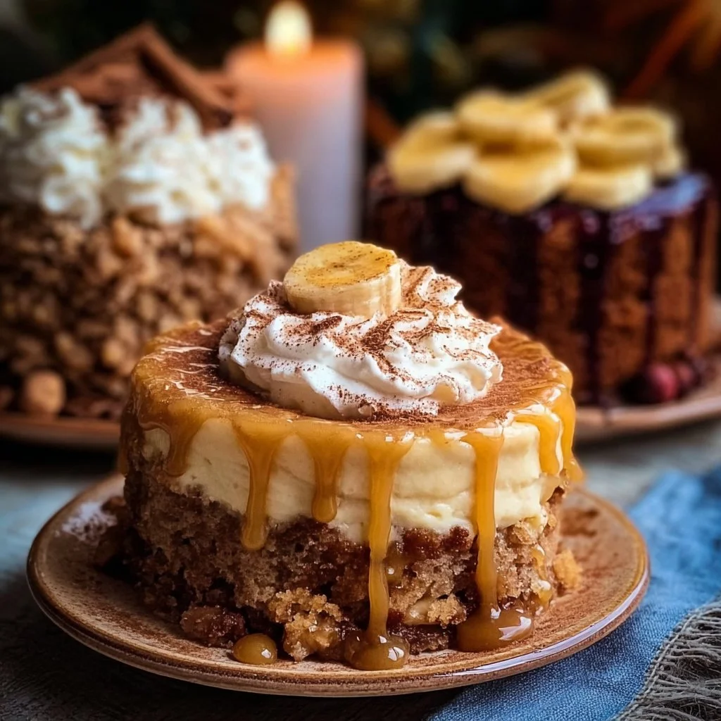 Delicious Thanksgiving dessert cake topped with fall-themed decorations.