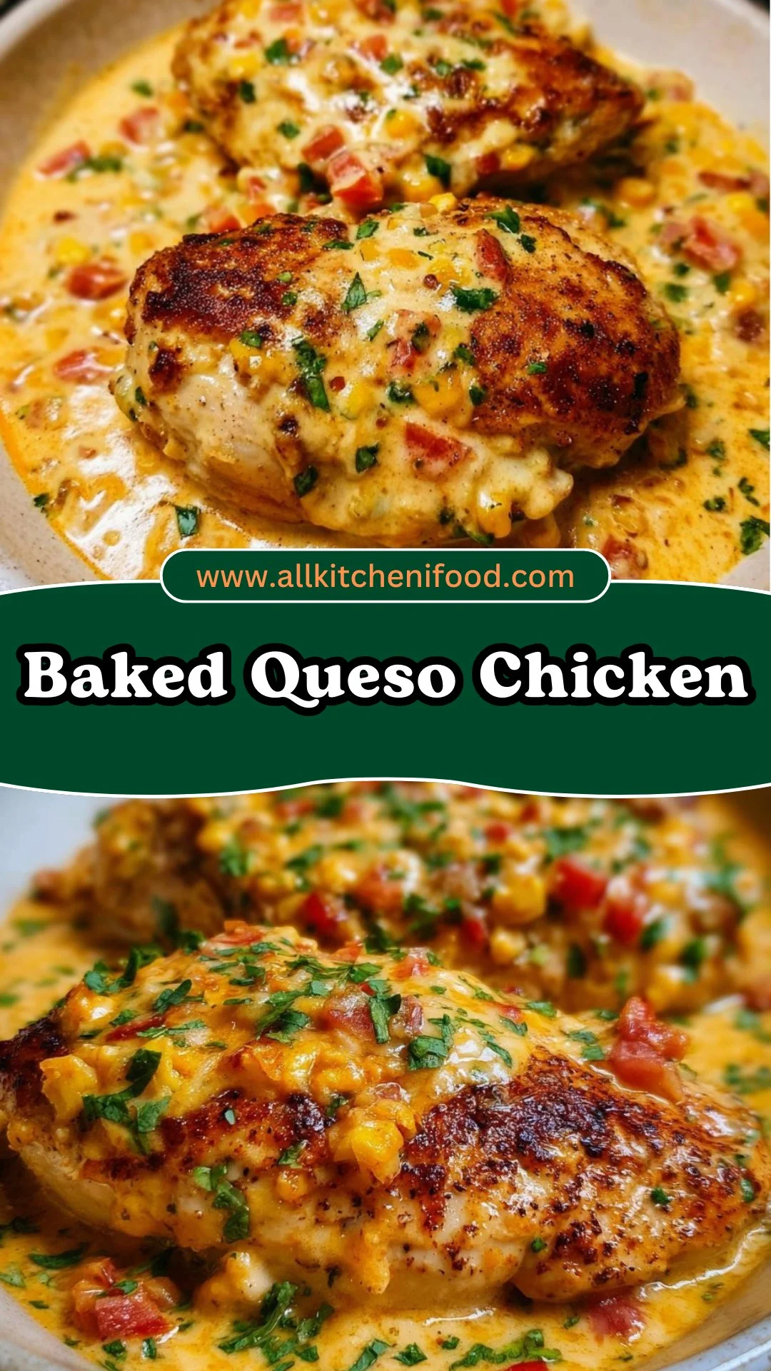 Baked Queso Chicken