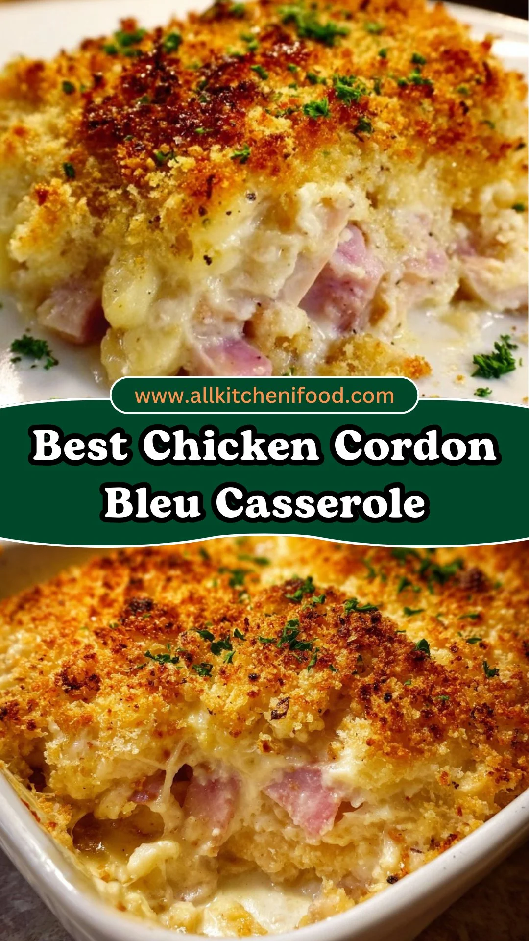 Best Chicken Cordon Bleu Casserole
