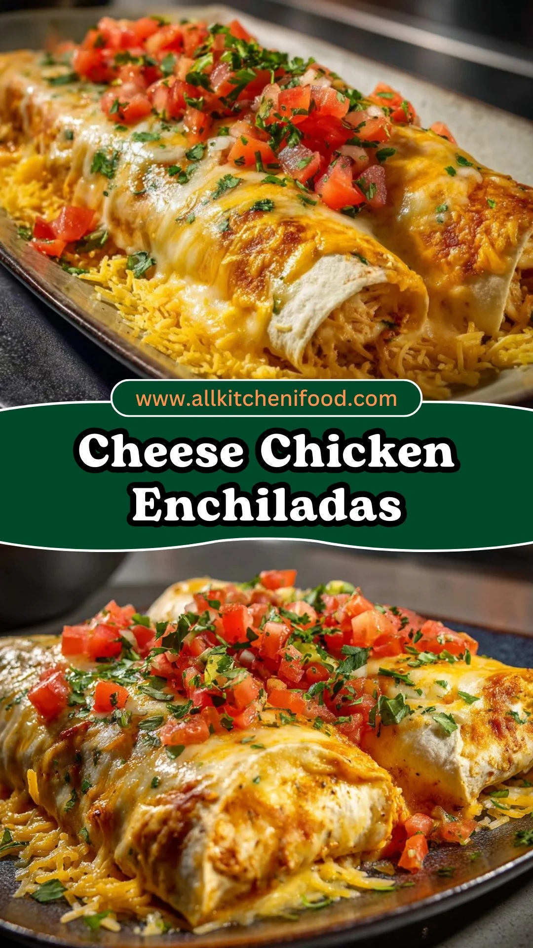 Cheese Chicken Enchiladas 2 Cheese Chicken Enchiladas