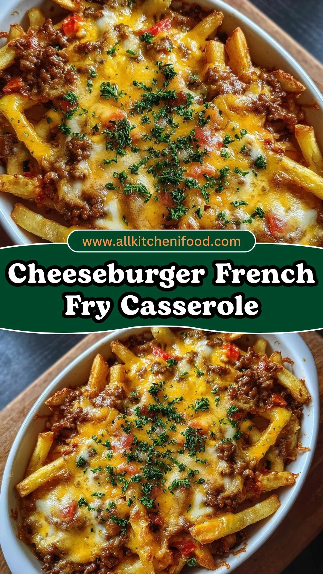 Cheeseburger French Fry Casserole