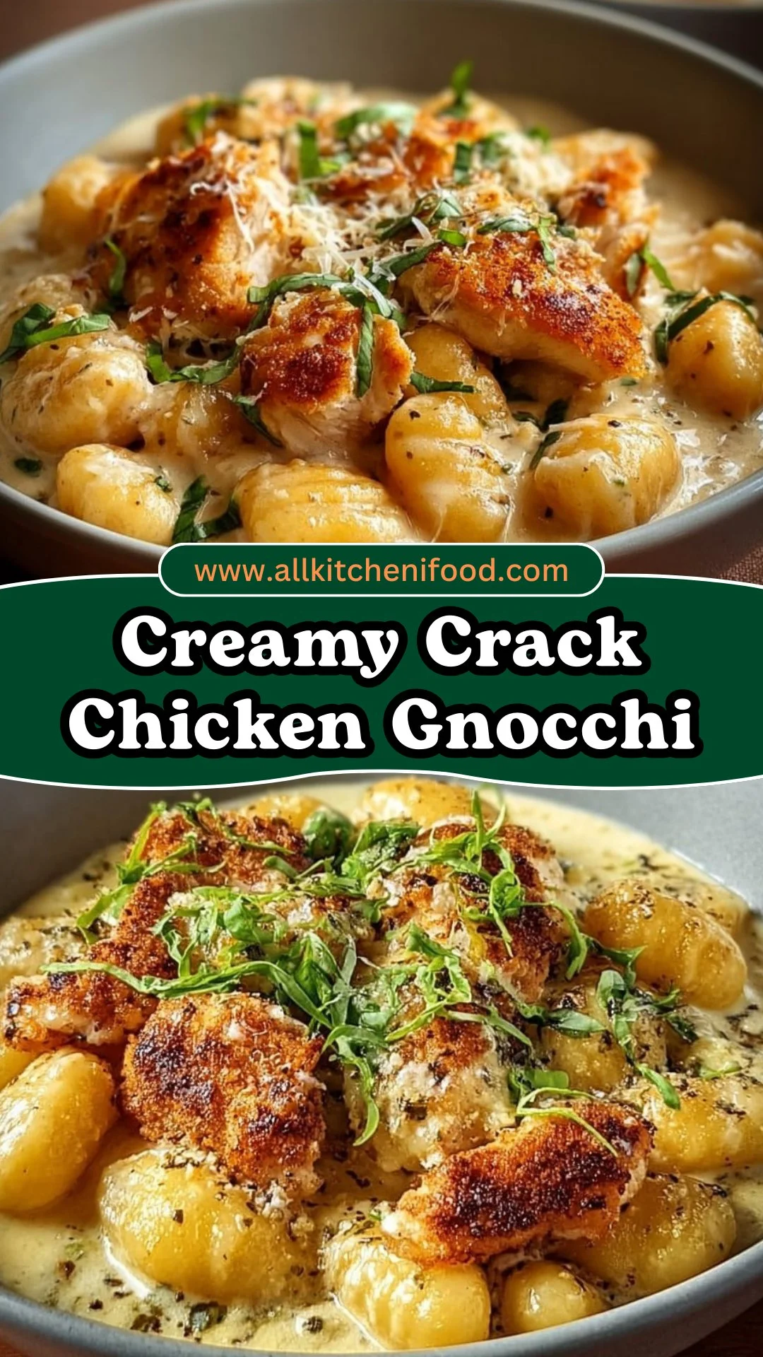 Creamy Crack Chicken Gnocchi