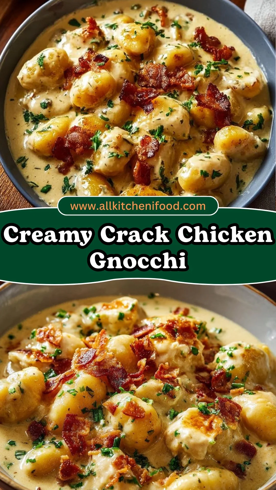 Creamy Crack Chicken Gnocchi