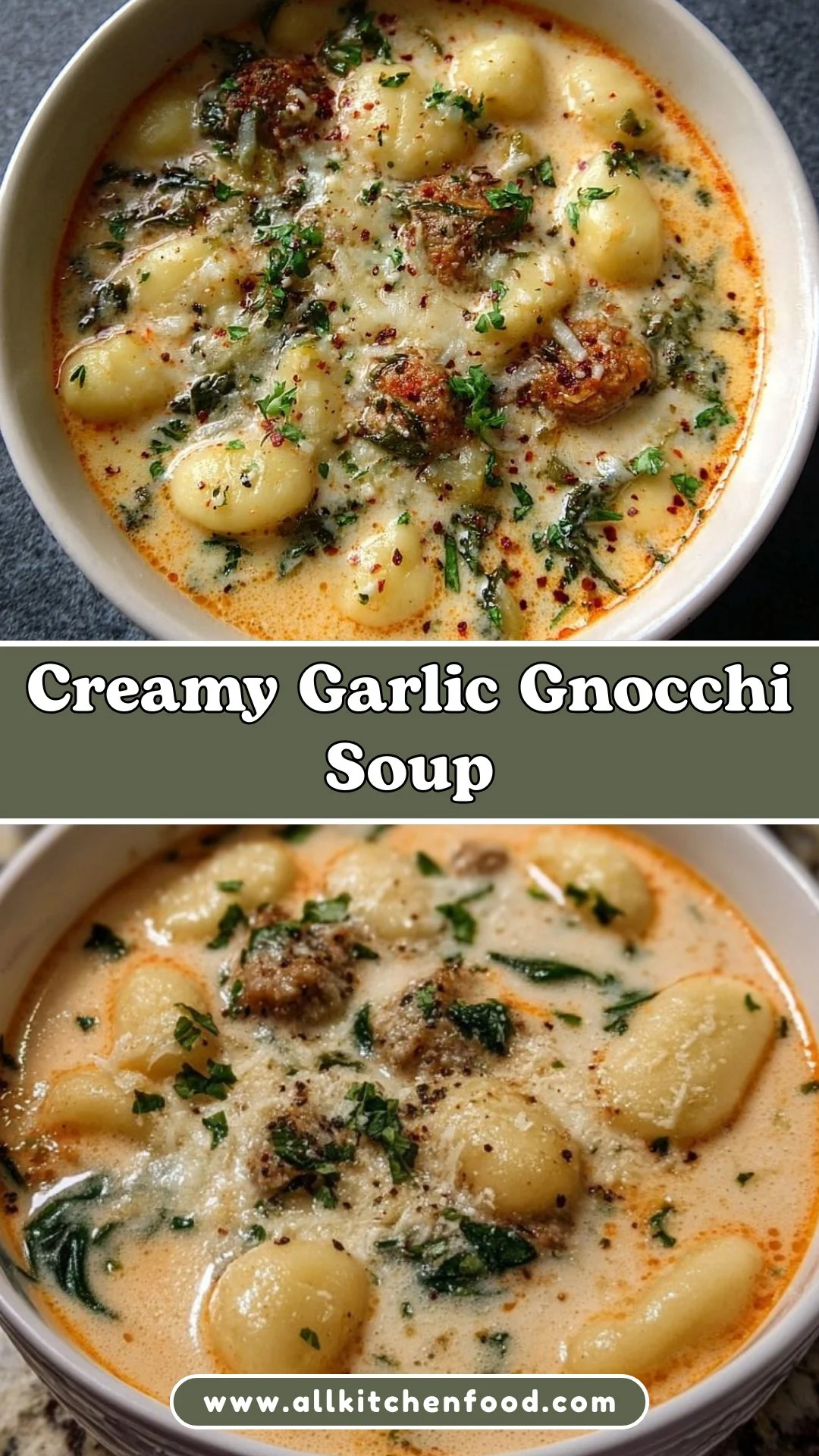 Creamy Garlic Gnocchi Soup 2 Creamy Garlic Gnocchi Soup