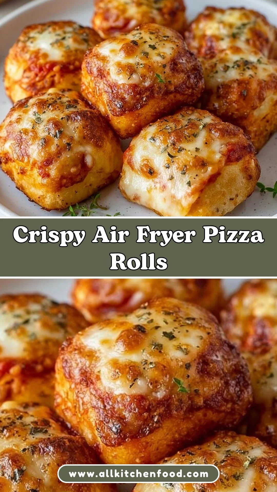 Crispy Air Fryer Pizza Rolls 2 Crispy Air Fryer Pizza Rolls