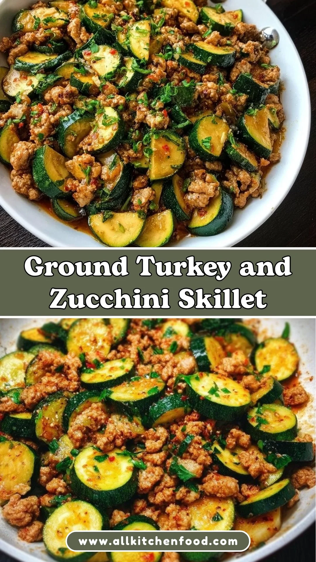 Ground Turkey and Zucchini Skillet