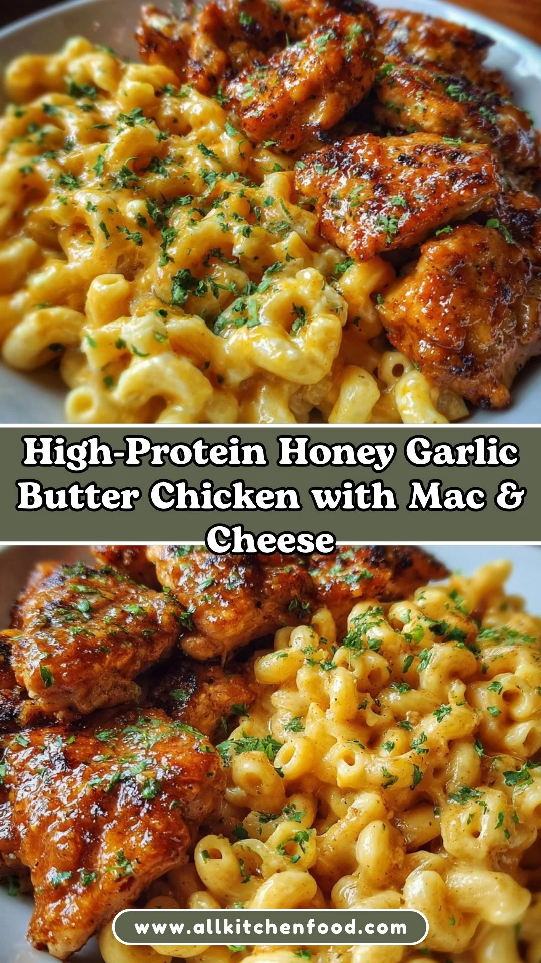 High-Protein Honey Garlic Butter Chicken with Mac & Cheese 2 High-Protein Honey Garlic Butter Chicken with Mac & Cheese