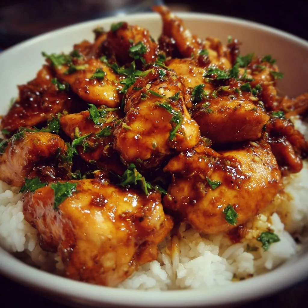 Delicious Honey Butter Chicken served with sides