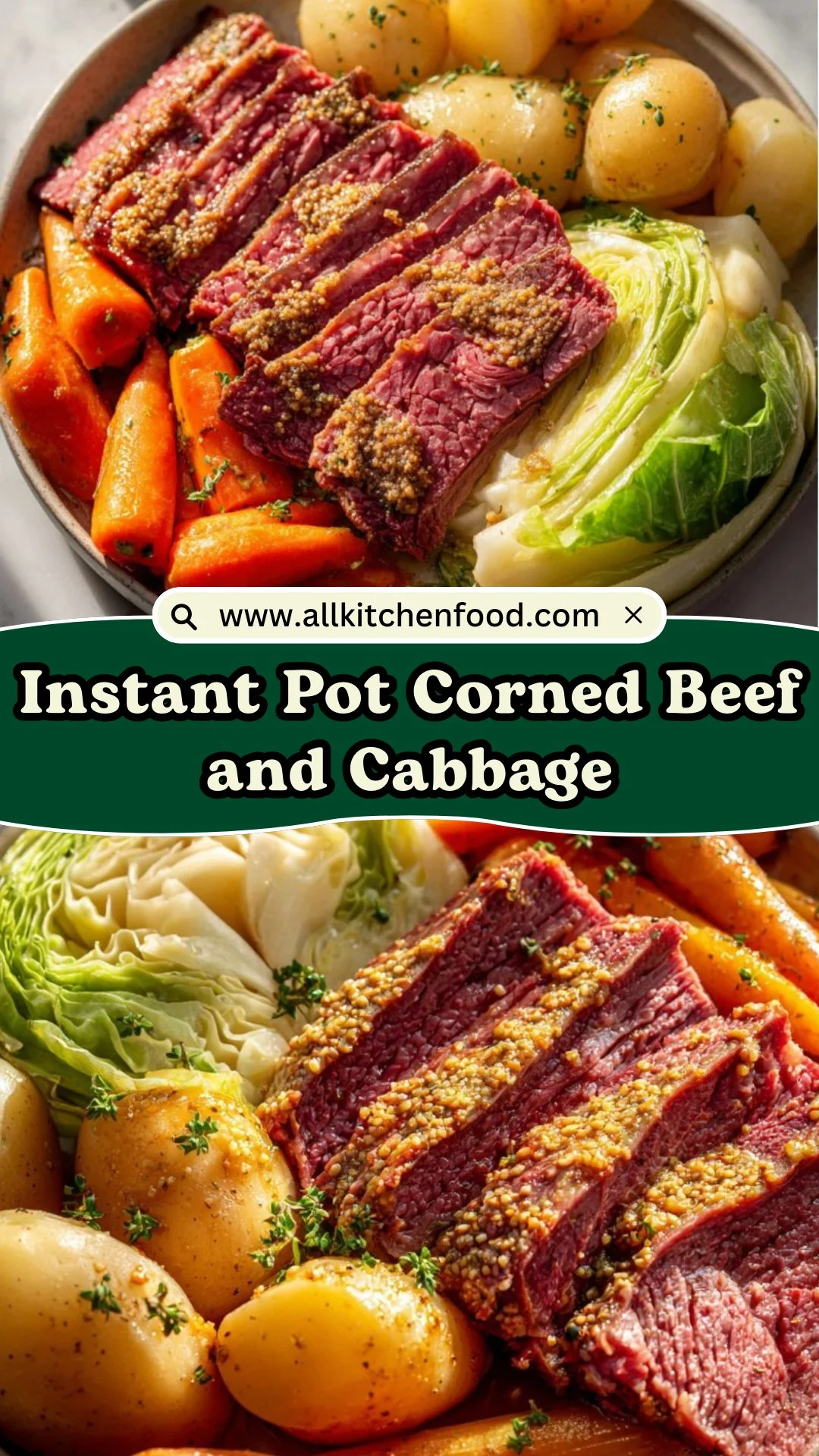 Instant Pot Corned Beef and Cabbage