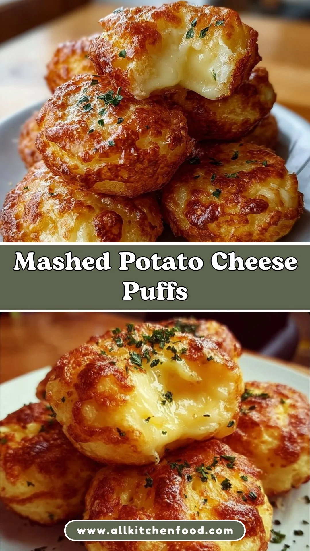 Mashed Potato Cheese Puffs
