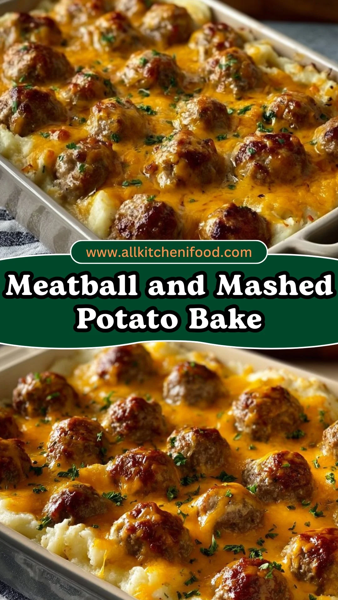 Meatball and Mashed Potato Bake 2 Meatball and Mashed Potato Bake