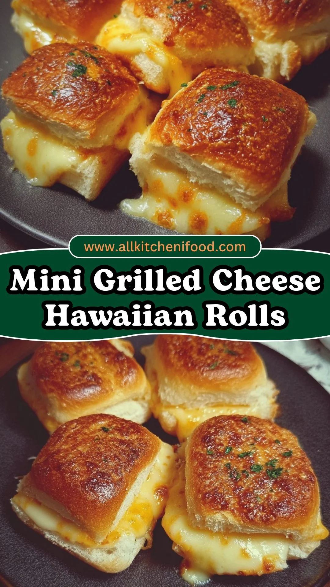 Mini Grilled Cheese Hawaiian Rolls 2 Mini Grilled Cheese Hawaiian Rolls