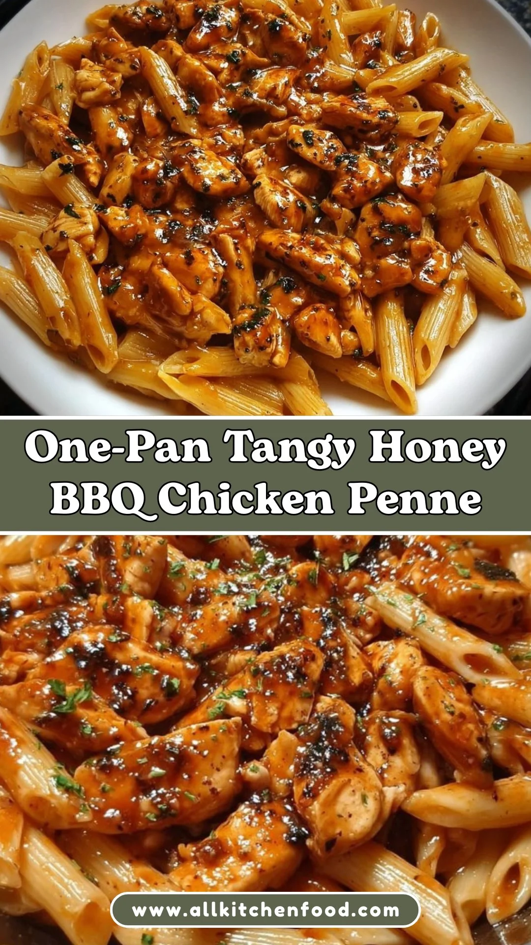 One-Pan Tangy Honey BBQ Chicken Penne 2 One-Pan Tangy Honey BBQ Chicken Penne