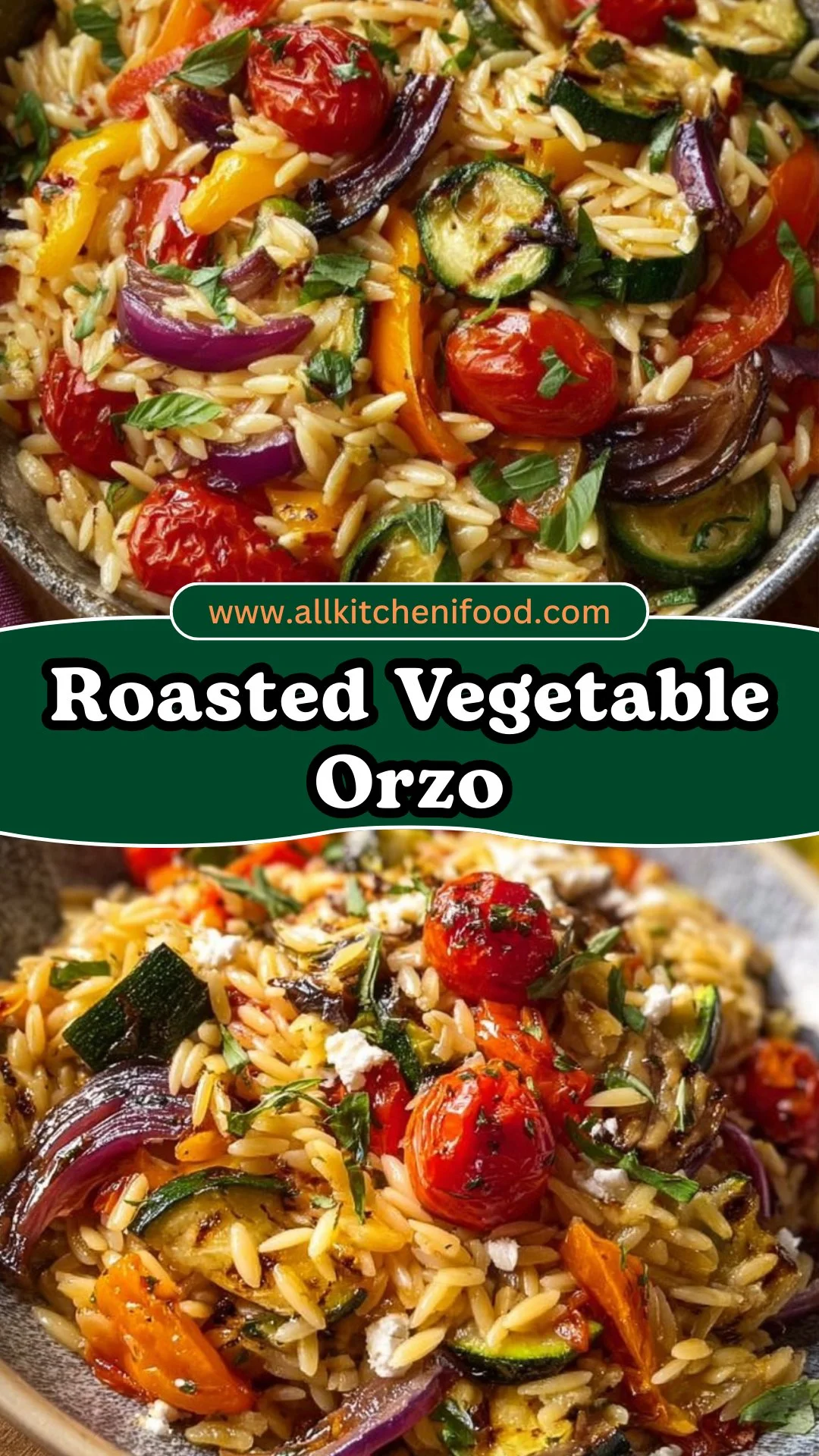 Roasted Vegetable Orzo 2 Roasted Vegetable Orzo