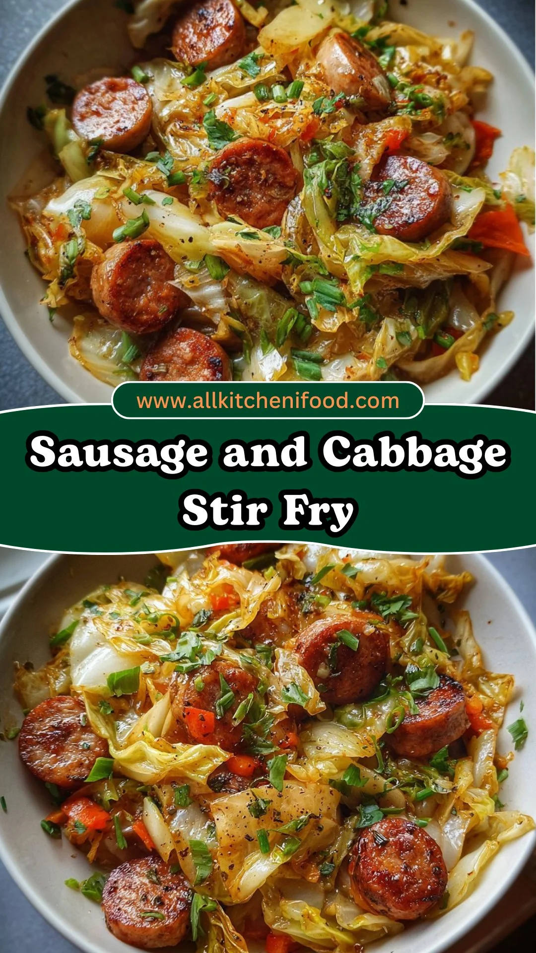 Sausage and Cabbage Stir Fry