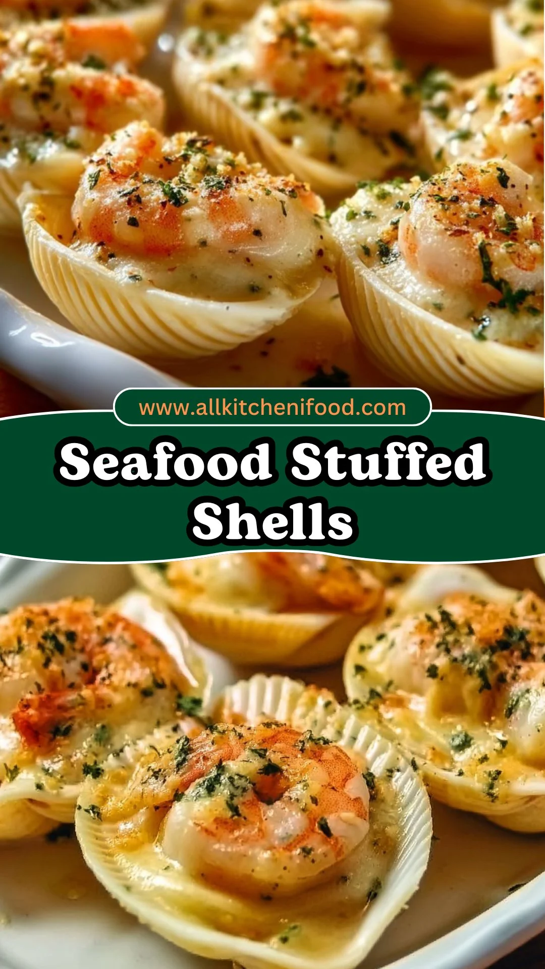 Seafood Stuffed Shells 2 Seafood Stuffed Shells