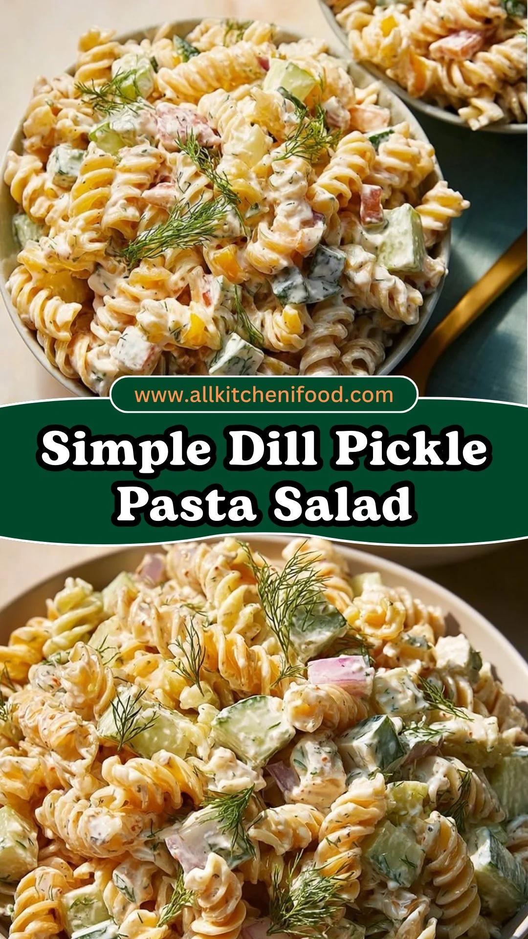 Simple Dill Pickle Pasta Salad 2 Simple Dill Pickle Pasta Salad