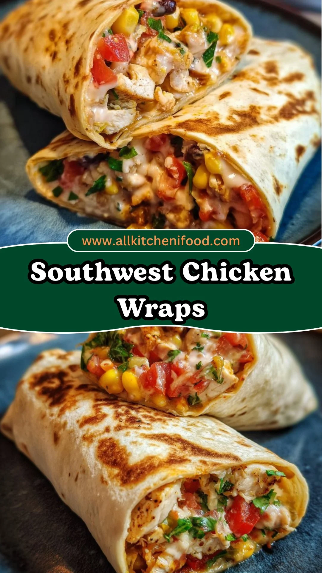 Southwest Chicken Wraps