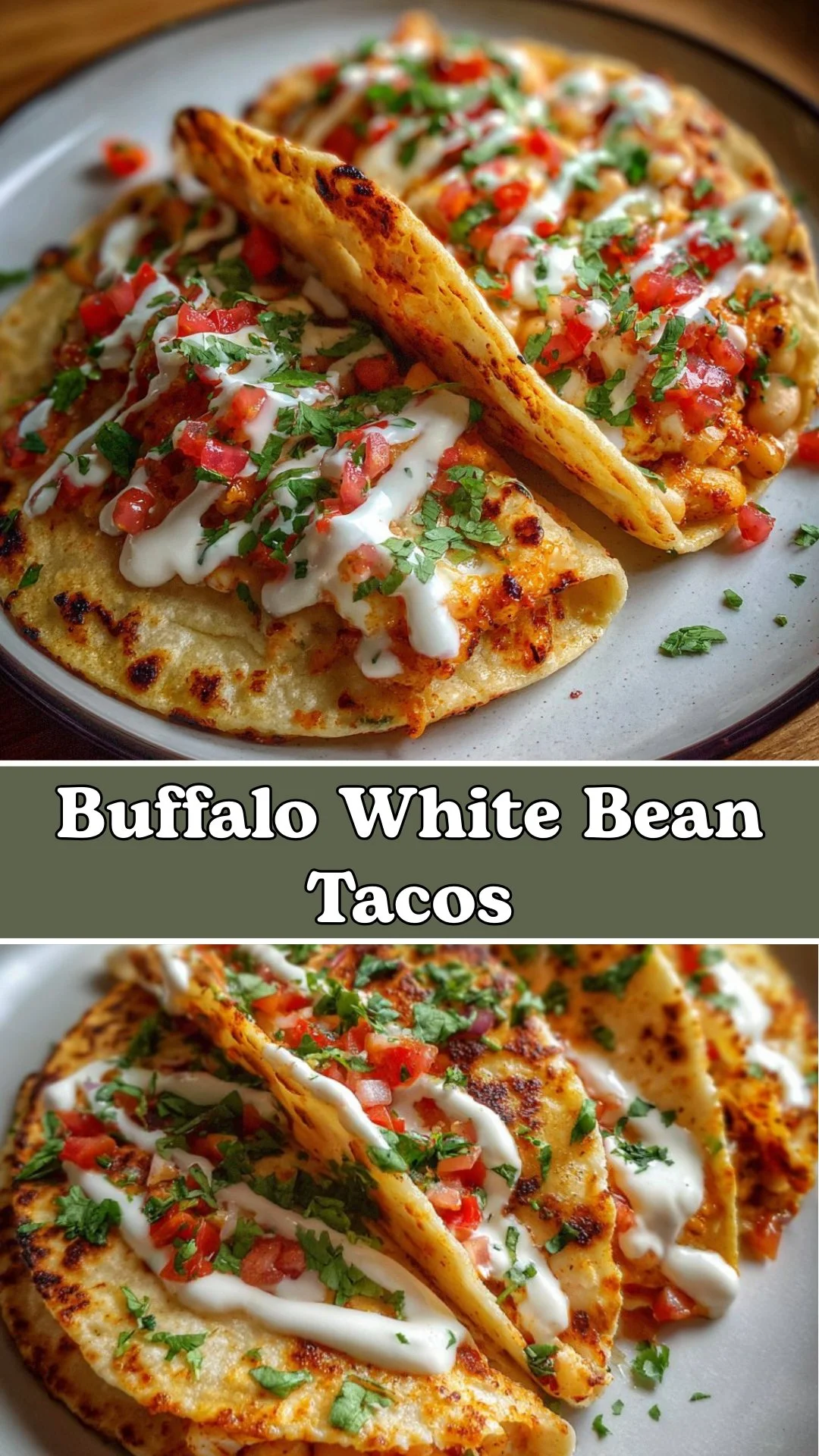 Buffalo White Bean Tacos 2 Buffalo White Bean Tacos
