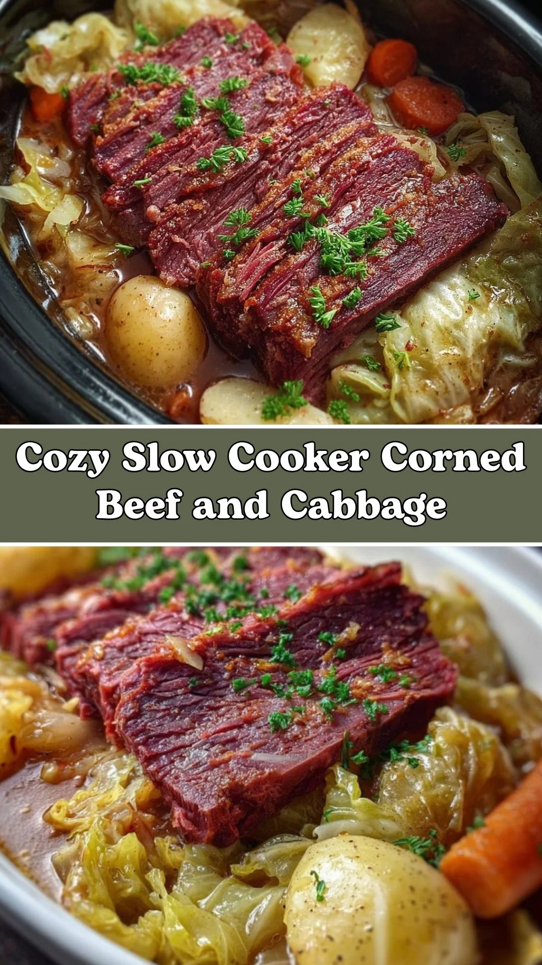 Cozy Slow Cooker Corned Beef and Cabbage