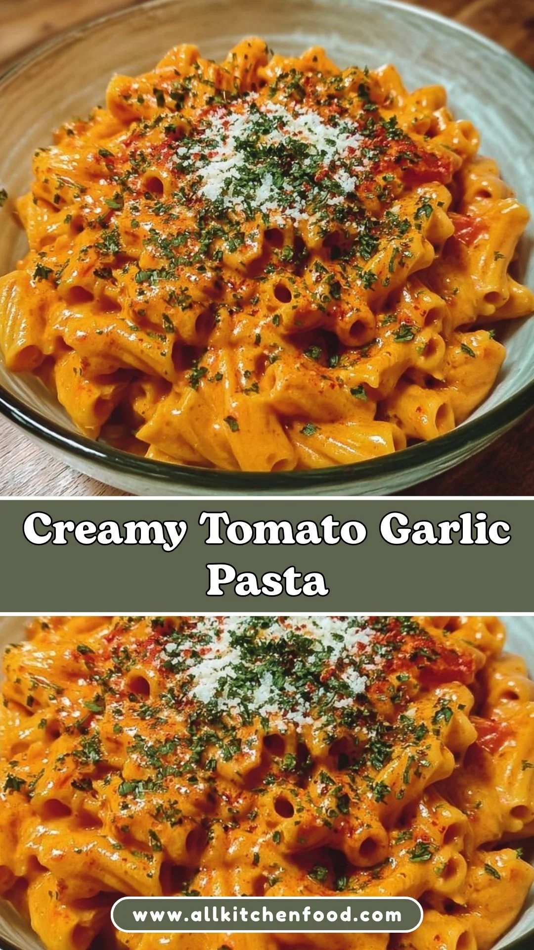Creamy Tomato Garlic Pasta