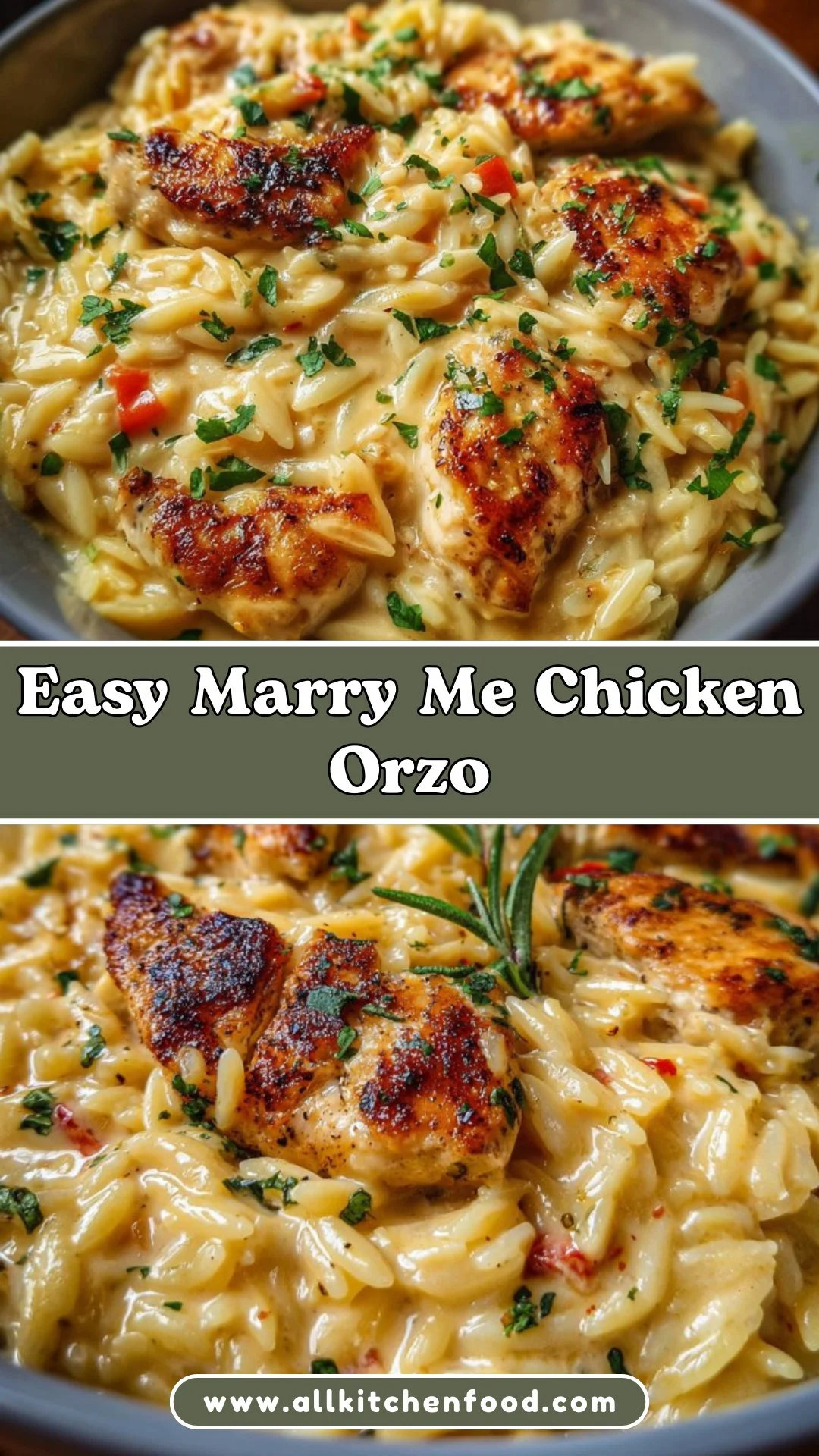 Easy Marry Me Chicken Orzo