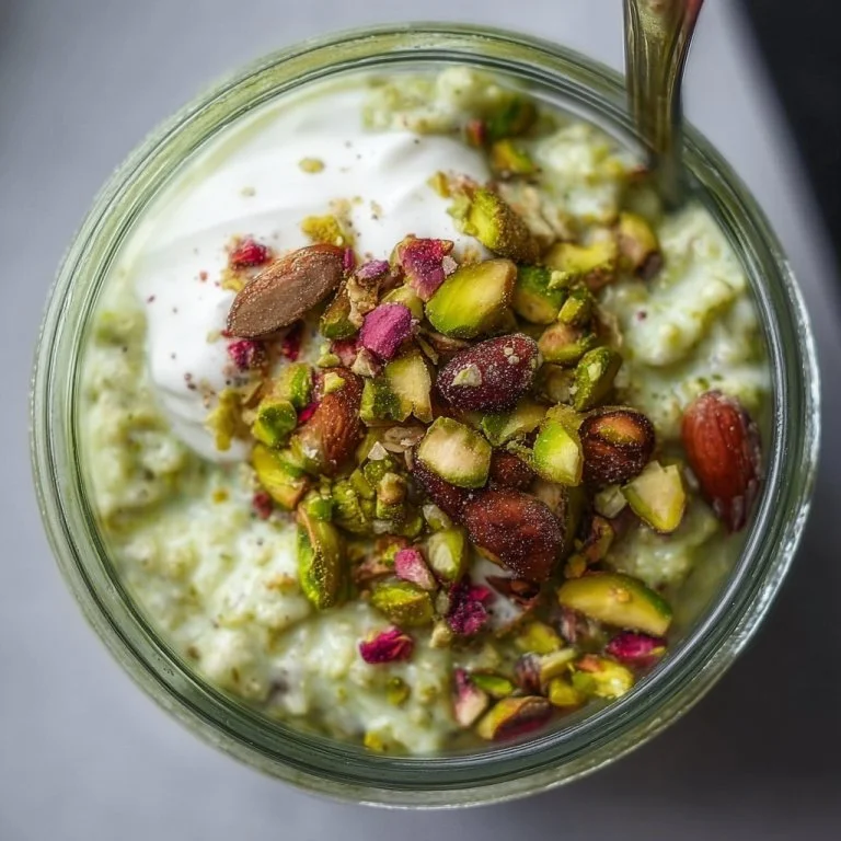 Indulgent Pistachio Overnight Oats