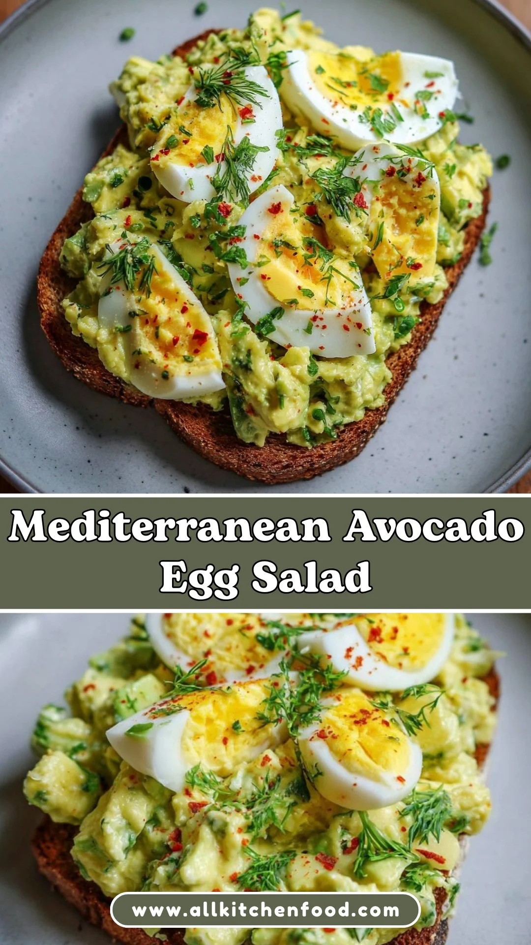Mediterranean Avocado Egg Salad