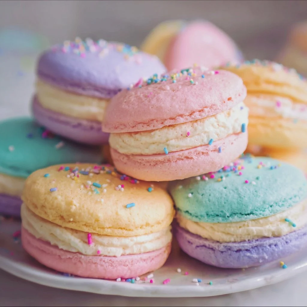 Pastel Sugar Cookie Sandwiches